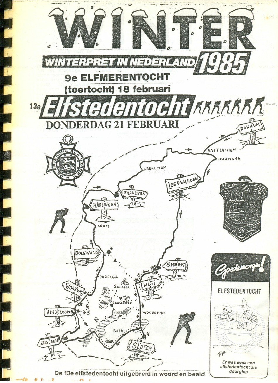 Diverse samenstellers - WINTERPRET IN NEDERLAND, 13e Elfstedentocht 21 februari 1985