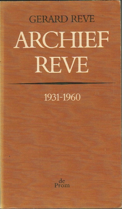Reve, Gerard - Archief Reve, 1931-1960