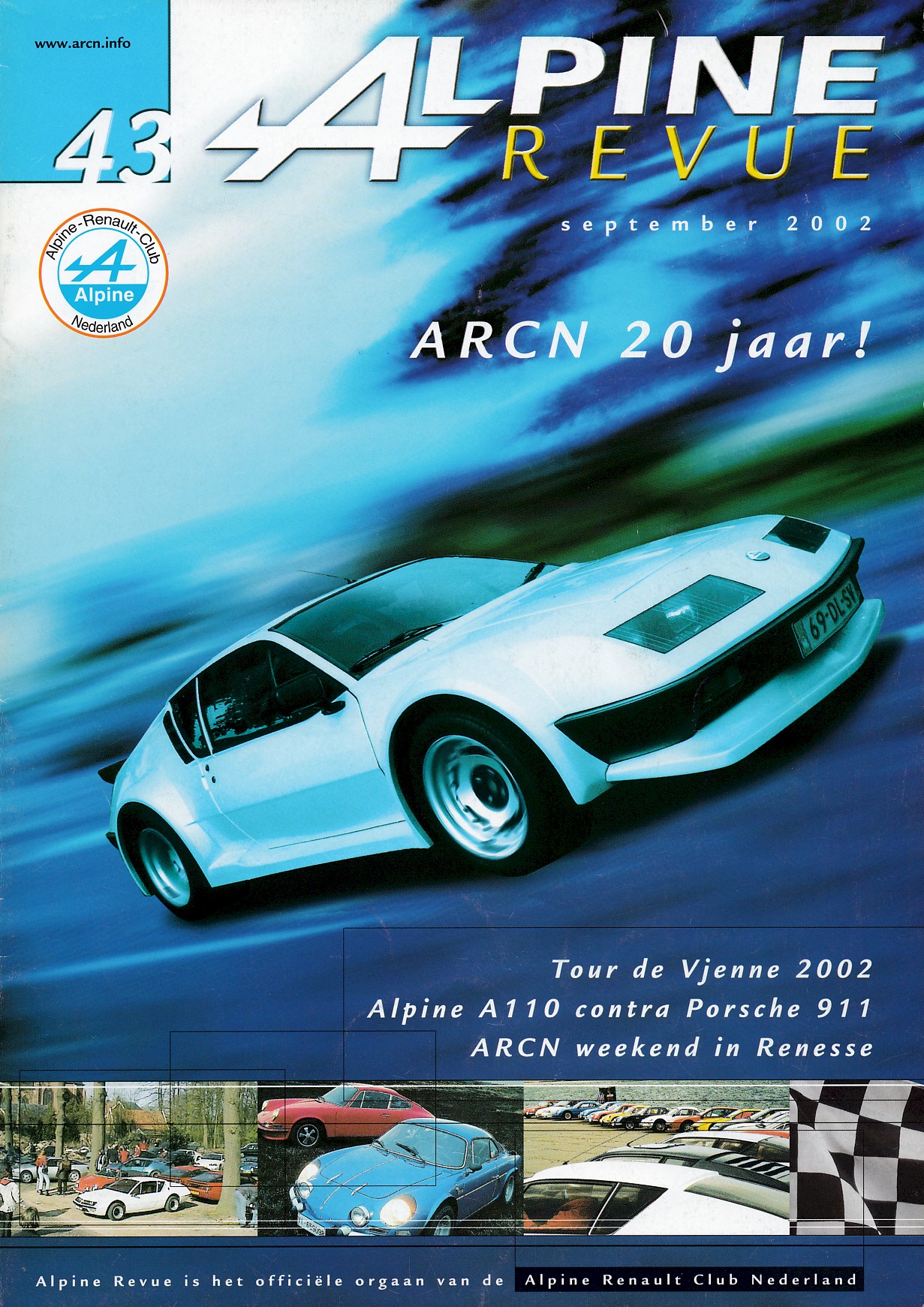 Revue, Alpine - Clubblad van de ARCN (Alpine Renault Club Nederland), nummer-43, september 2002