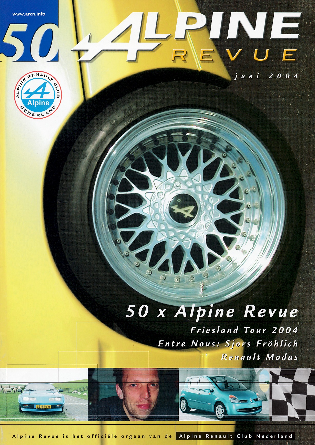 Revue, Alpine - Clubblad van de ARCN (Alpine Renault Club Nederland), nummer-50, juni 2004