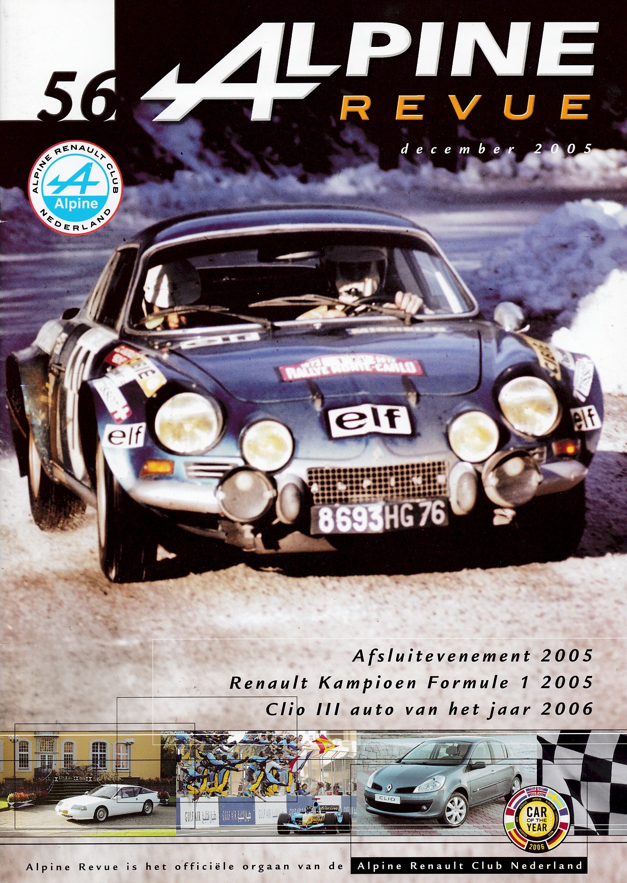 Revue, Alpine - Clubblad van de ARCN (Alpine Renault Club Nederland), nummer-56, december 2005