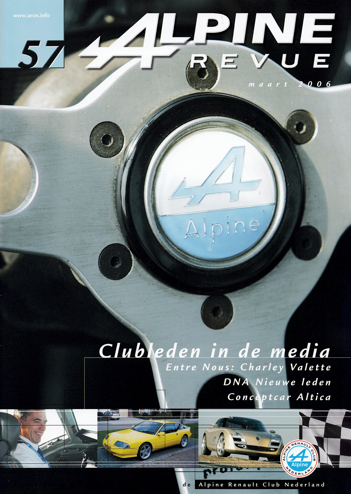 Revue, Alpine - Clubblad van de ARCN (Alpine Renault Club Nederland), nummer-57, maart 2006