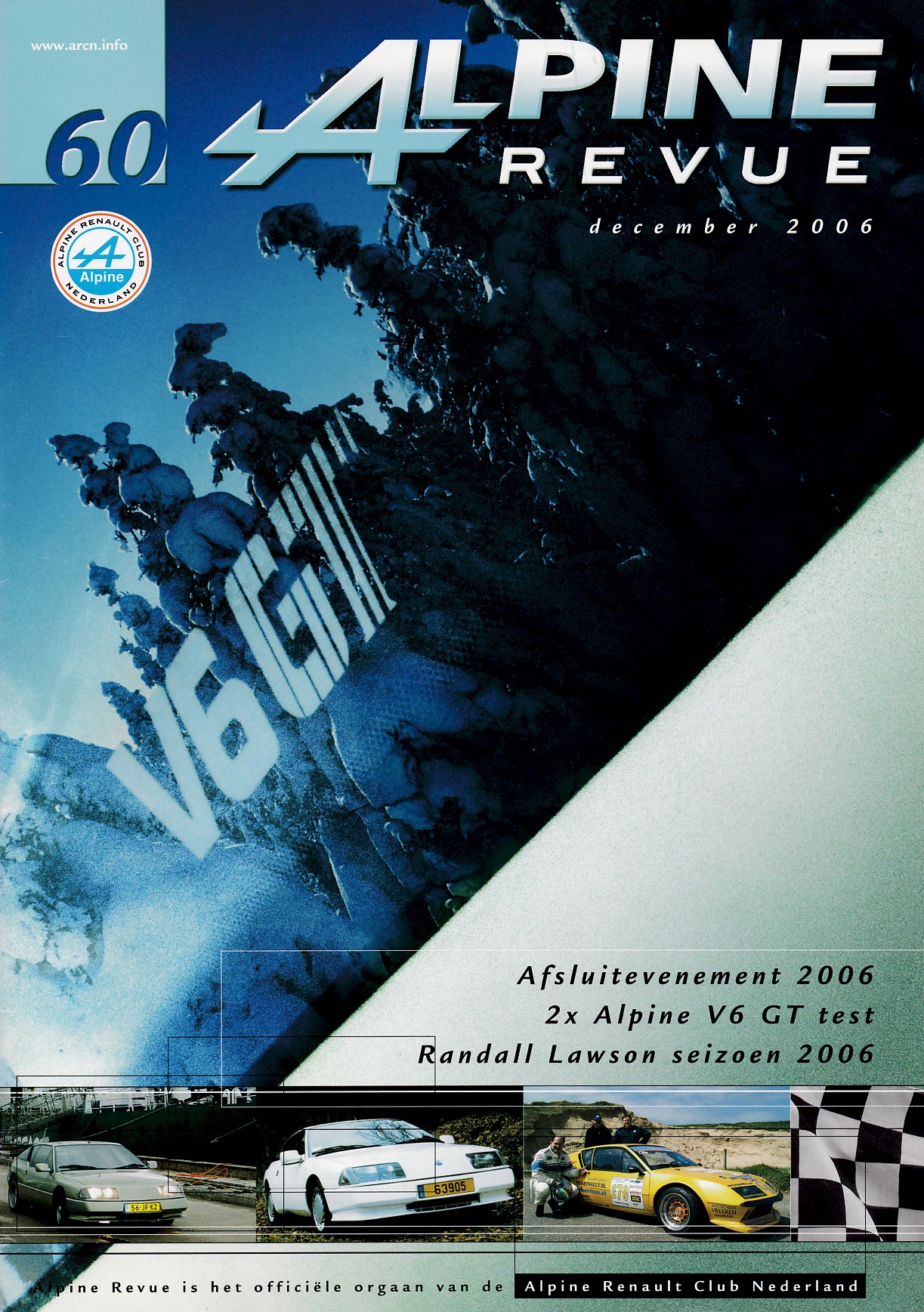 Revue, Alpine - Clubblad van de ARCN (Alpine Renault Club Nederland), nummer-60, december 2006